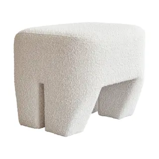 Produktfoto för 101 Copenhagen - Sculpt Stool Off Vit