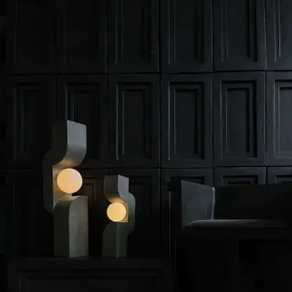 Produktfoto för 101 Copenhagen - Sitting Man Golvlampa Big Dark Grey 101 Copenhagen