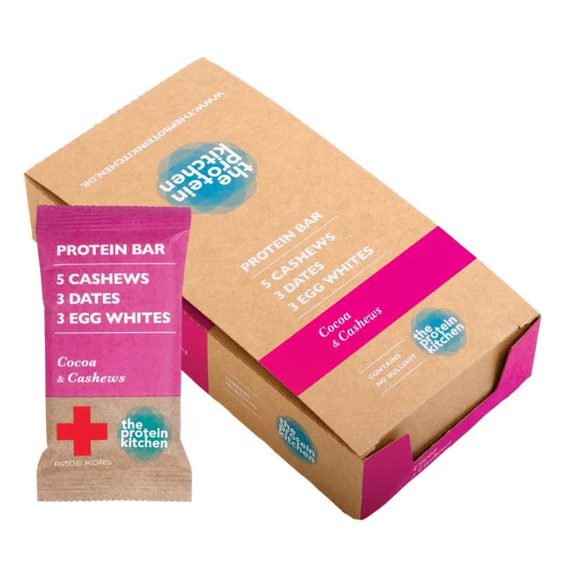 Alternativ bild 0 för 12 x Protein Bar, 50 g - Cashew & Cocoa