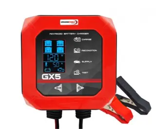 Produktfoto för 12V Lemania GX5 laddare 5A 1.2-110Ah (AGM, EFB, SMF, Li-ion)