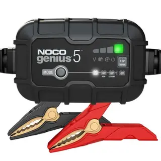 Produktfoto för 12V Noco laddare 5A 10-120Ah (AGM, EFB, SMF, Li-ion)