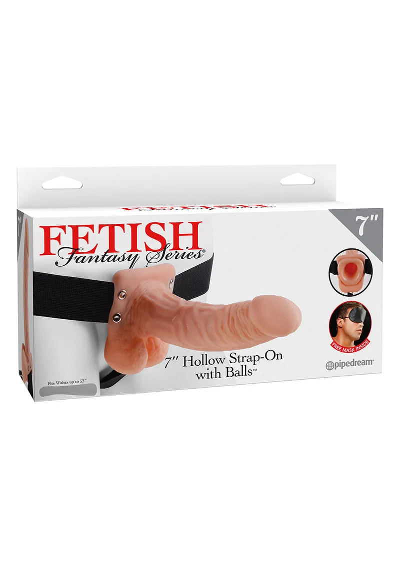 Bild 1 för 19cm Hollow Strap-On with Balls