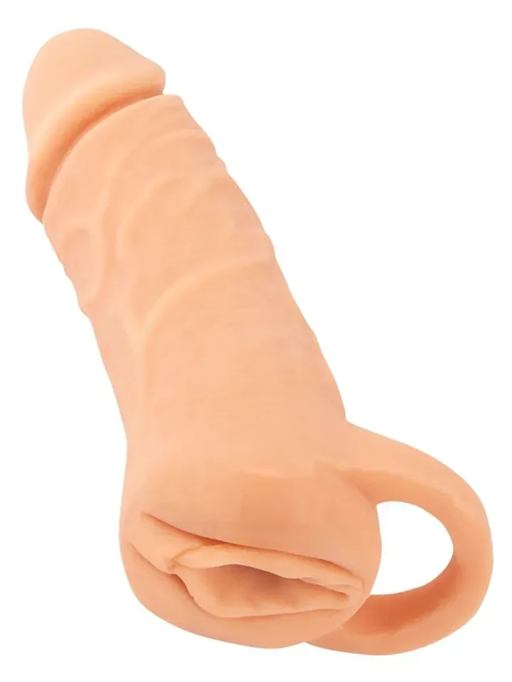Bild 1 för 2-in-1 PenisFörlängning och Masturbator 18,5cm