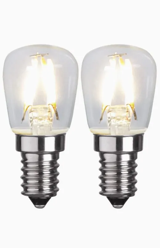 Alternativ bild 0 för 2-pack LED E14 lampor 1,3W 2700K