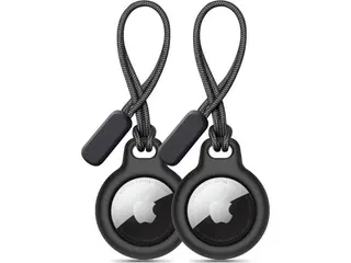 Produktfoto för [2-Pack] Tech-Protect Apple Airtag Skal Rough Chain - Svart