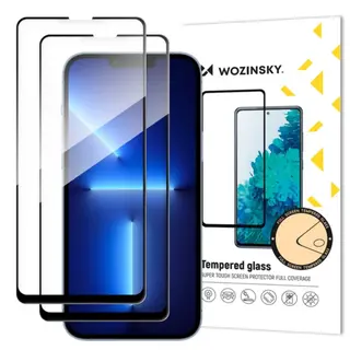 Produktfoto för [2-Pack] Wozinsky Galaxy A06 5G/A05 Härdat Glas Skärmskydd Full Glue