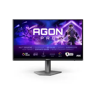 Produktfoto för 26.5" AOC AGON PRO AG276QZD2 - 2560x1440 - QD-OLED - 240Hz