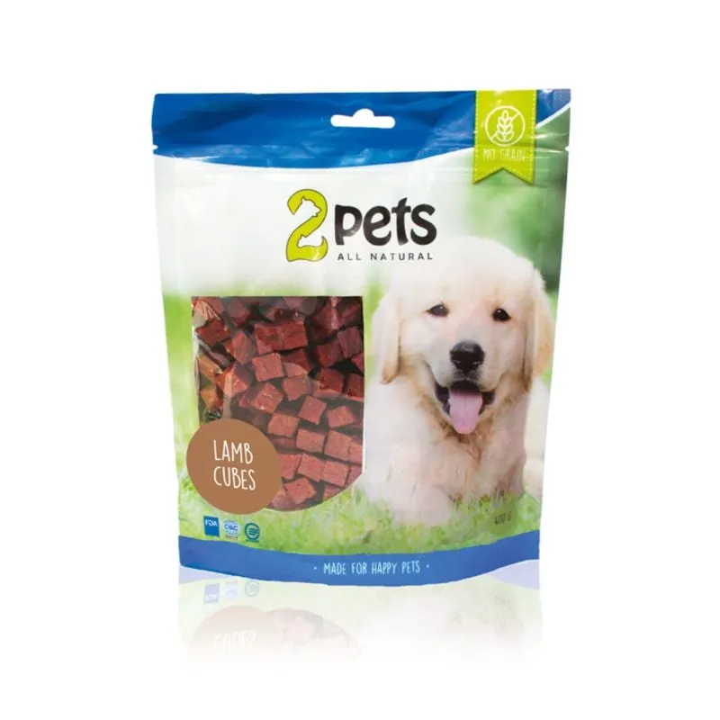 Bild 1 för 2pets Dogsnack Lamb Cubes 400 g