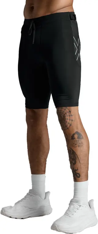 Produktfoto för 2XU Aero Mesh Compression Shorts Black/Silver Reflective