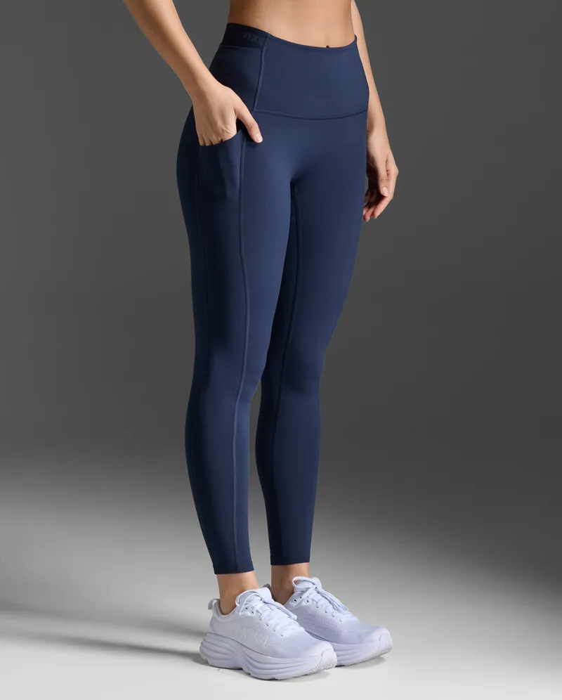 Bild 4 för 2XU Form Stash Hi-Rise Comp Tight Midnight/White