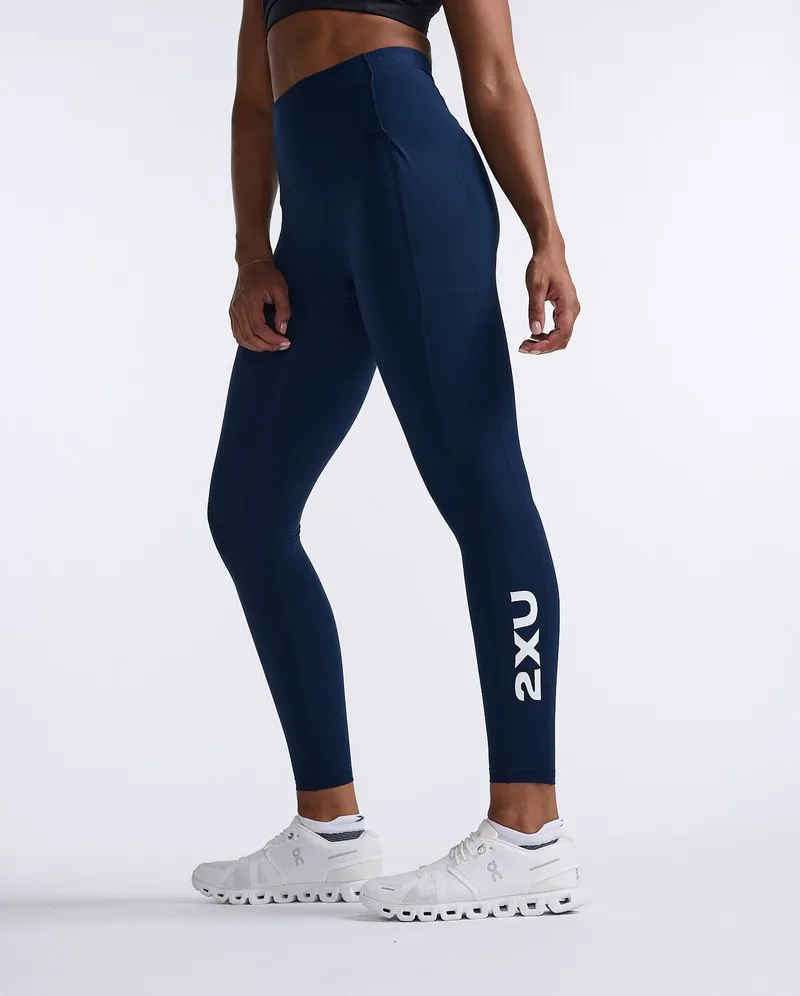 Bild 9 för 2XU Form Stash Hi-Rise Comp Tight Midnight/White