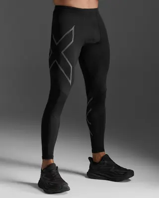 Produktfoto för 2XU Ignition Shield Comp Tights Men Black/Black Reflective