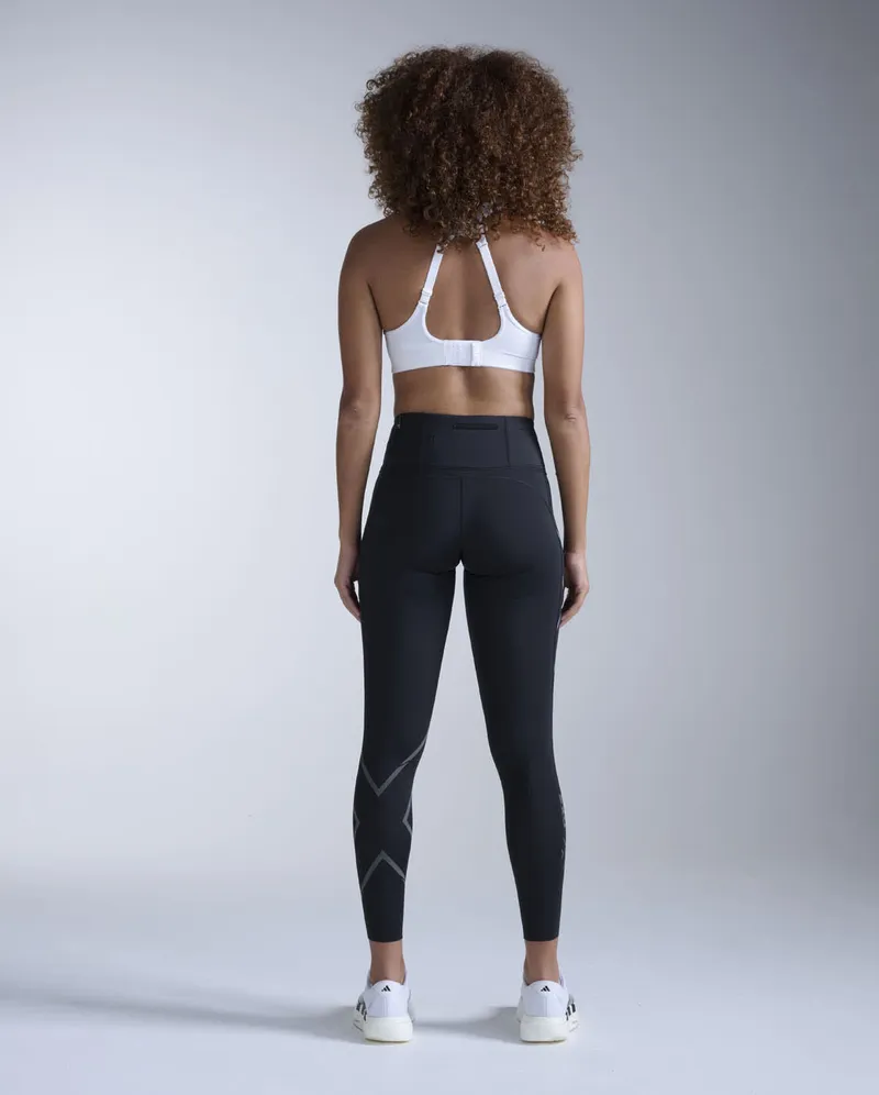 Bild 7 för 2XU Lgt Speed Mid-Rise Comp Tight Women Black/ Black Reflective