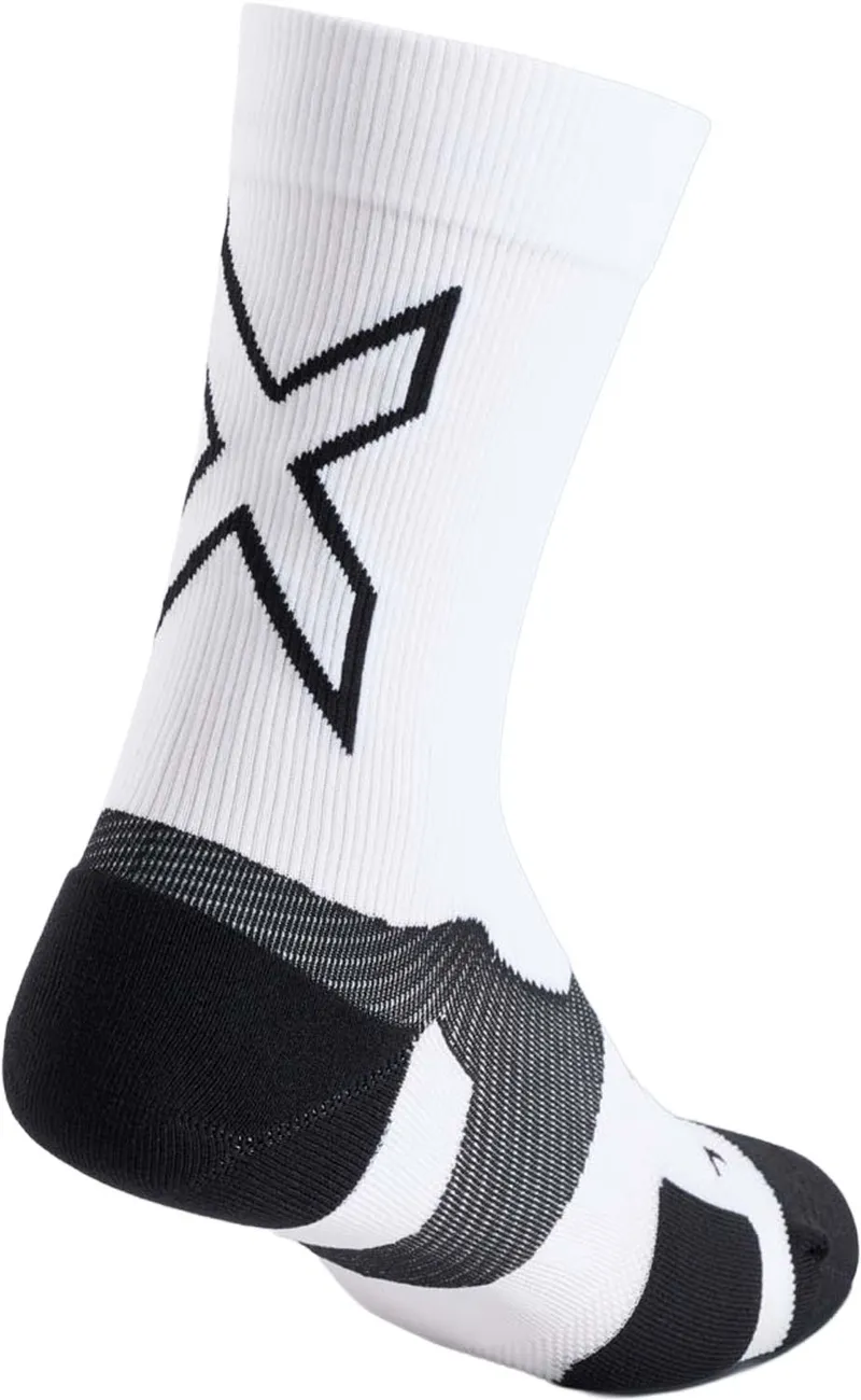 Bild 2 för 2XU Vectr Light Crew Socks Vit XL | Löparstrumpor