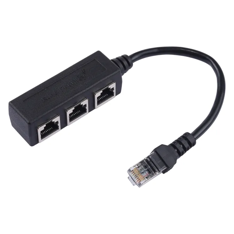 Alternativ bild 0 för 3-in-1 LAN Ethernet Hubb RJ45 Splitter/Extender
