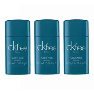 Produktfoto för 3-pack Calvin Klein CK Free Deostick 75ml