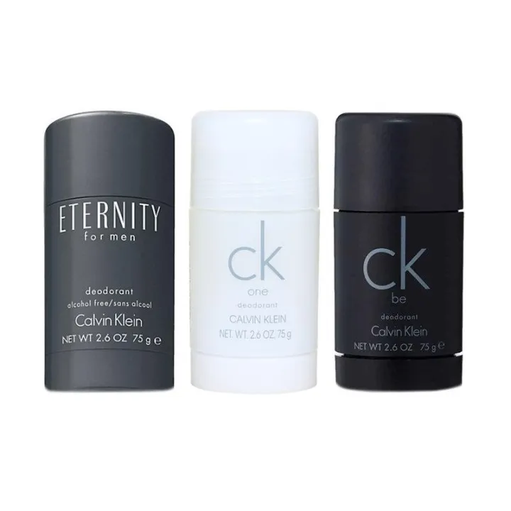 Alternativ bild 0 för 3-pack Calvin Klein Deostick (Eternity + CK One + CK Be 75ml)