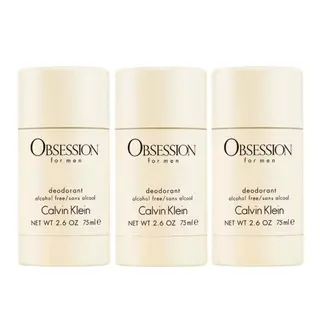 Produktfoto för 3-pack Calvin Klein Obsession For Men Deostick 75ml