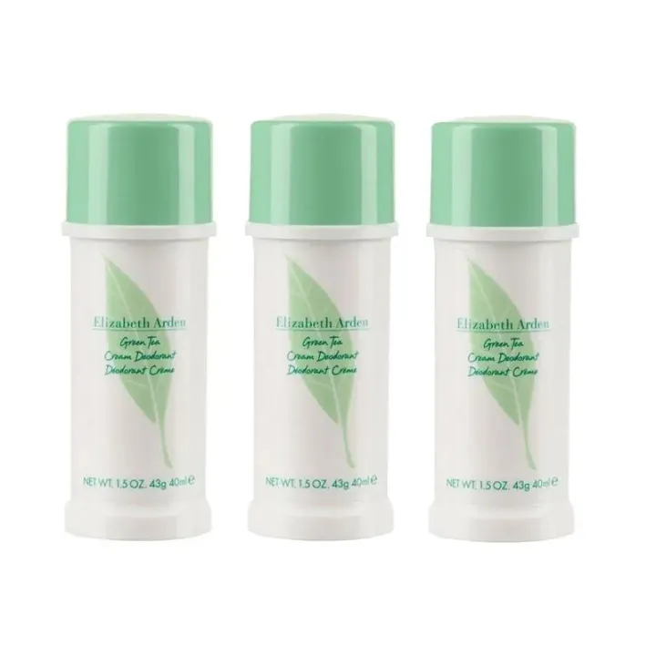 Alternativ bild 0 för 3-pack Elizabeth Arden Green Tea Cream Deodorant 40ml