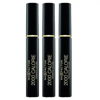 Produktfoto för 3-pack Max Factor 2000 Calorie Mascara Black 9ml