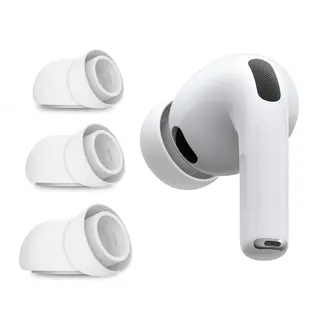 Produktfoto för [3-Pack] Tech-Protect Apple Airpods Pro 3 Örontips - Vit