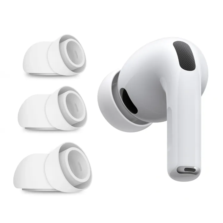 Alternativ bild 0 för [3-Pack] Tech-Protect Apple Airpods Pro 3 Örontips - Vit