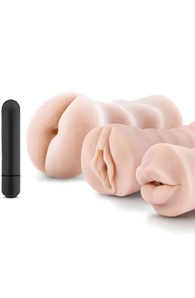 Bild 2 för 3-pack Vibrating Stroker Kit