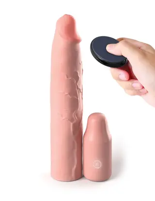 Produktfoto för 3" Vibrating Mega X-tension with Remote - Light