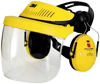 Produktfoto för 3M G500V5F11H510-GU, Skyddsglasögon, Monteringsarbete, Bygg/renovering, Dammarbete, Sliparbete, Turning/routing work, Transparent, Gul, Transparent, Polykarbonat