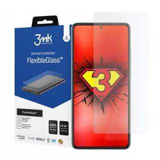 Produktfoto för 3MK FlexibelGlas Galaxy A52/A52S 5G Hybrid Okrossbart Glas FlexibleGlass