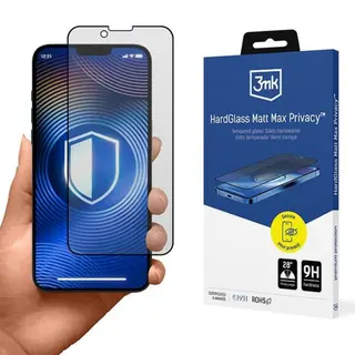 Produktfoto för 3MK iPhone 13/13 Pro/14/16E Härdat glas Skärmskydd Matt Max Privacy