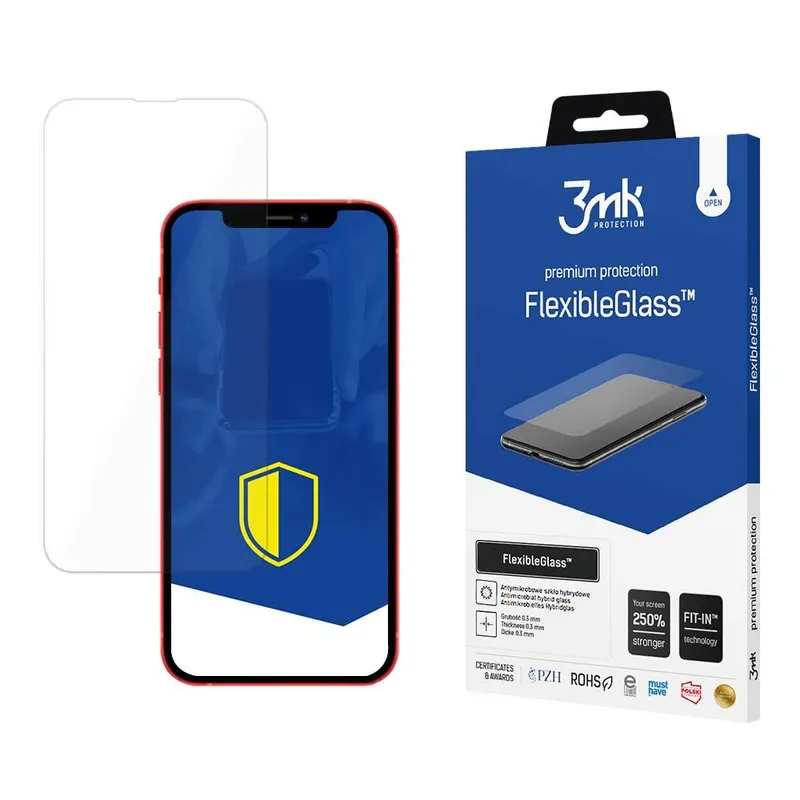Alternativ bild 0 för 3MK iPhone 13 Hybrid Okrossbart Glas FlexibleGlass