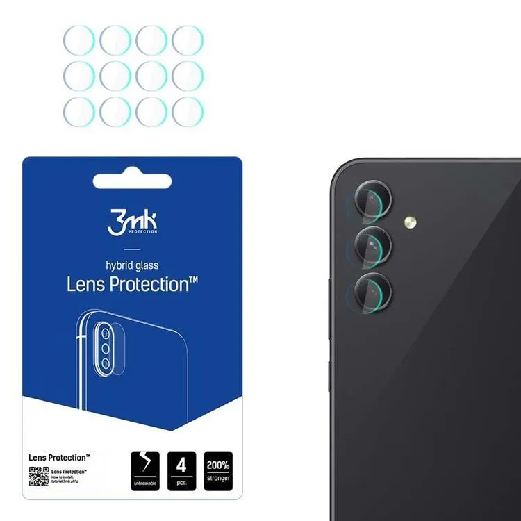 Alternativ bild 0 för 3mk linsskydd - kameralinsglas för Samsung Galaxy A54 5G (4 set)