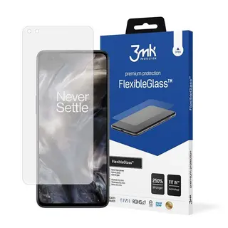 Produktfoto för 3MK Oneplus Nord Hybrid Okrossbart Glas FlexibleGlass