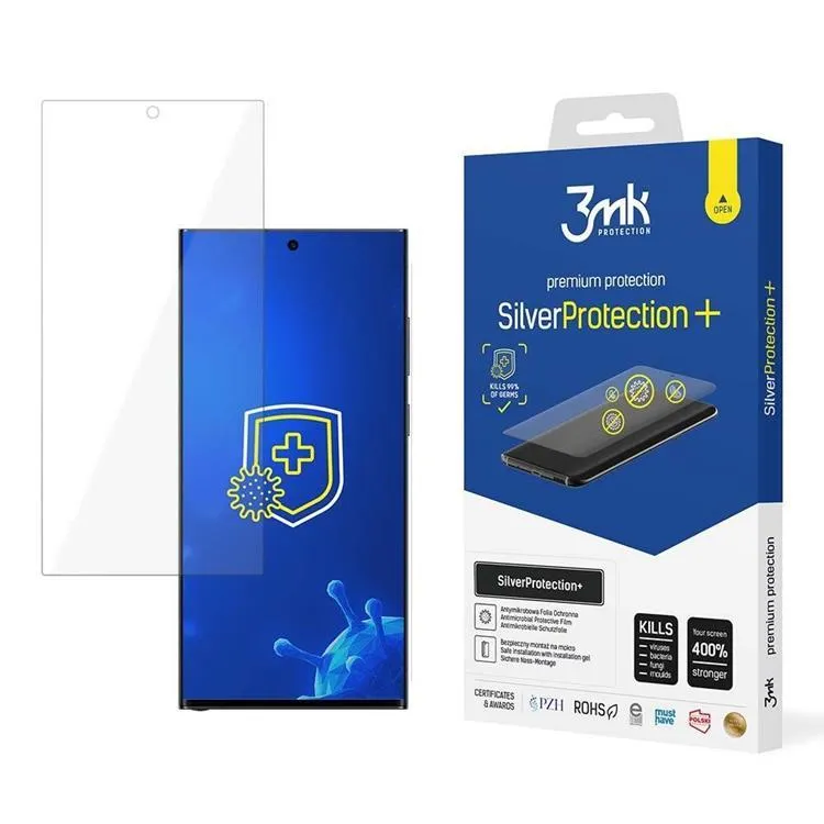 Alternativ bild 0 för 3mk Silver Protect+ - Skyddsfilm för Samsung Galaxy S23 Ultra