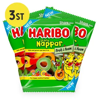 Produktfoto för 3st - Stora Nappar 170g