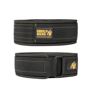 Bild 1 för 4 Inch Nylon Belt, black/gold, large/xlarge