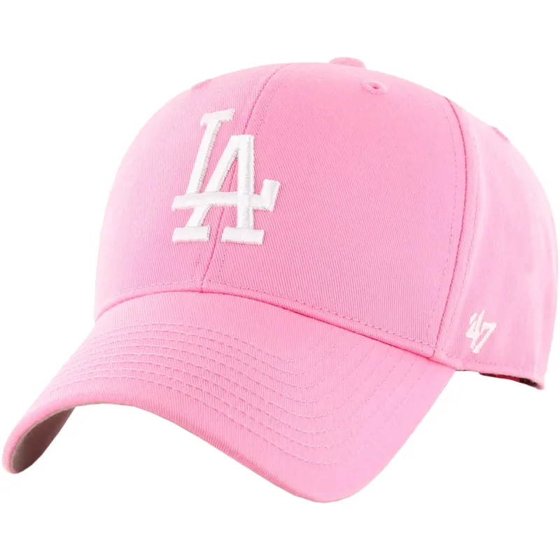 Bild 2 för 47 Brand 47 Brand MLB Los Angeles Dodgers Jr Cap B-RAC12CTP-RSA-KID Różowe One size