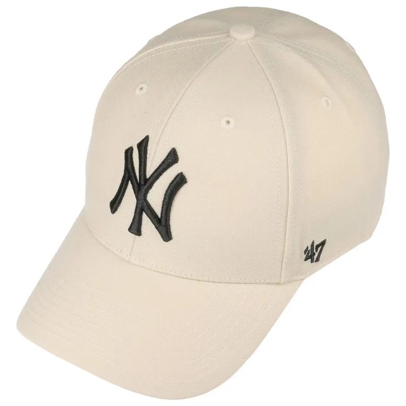 Bild 2 för 47 Brand - MLB Beige adjustable Keps - New York Yankees Mvp Natural Adjustable @ Hatstore