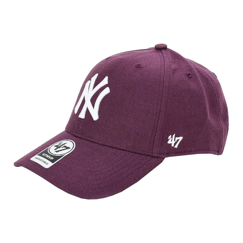 Bild 2 för 47 Brand - MLB Lila adjustable Keps - New York Yankees Mvp Plum Adjustable @ Hatstore