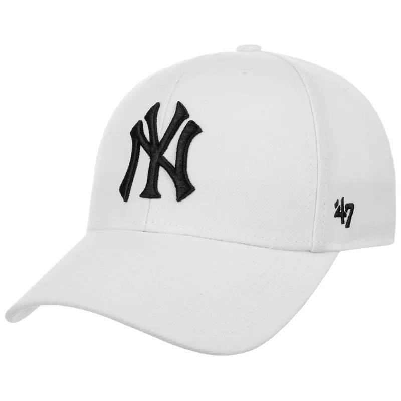 Bild 1 för 47 Brand - MLB Vit adjustable Keps - New York Yankees Mvp White Adjustable @ Hatstore
