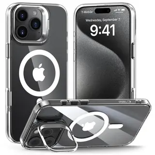 Produktfoto för 4kom.pl Fodral till iPhone 16 Pro MagStand MagSafe för telefon Klar