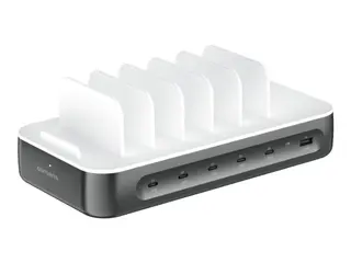 Produktfoto för 4smarts Charging station Team 100W 1x USB-A.5x USB-C incl