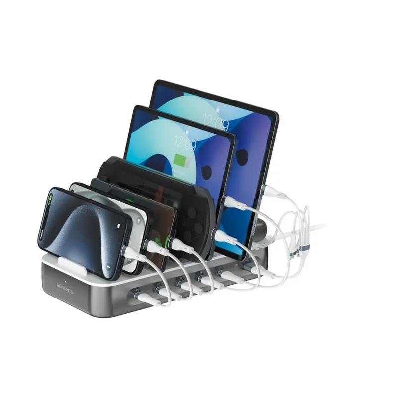 Alternativ bild 0 för 4smarts Charging station Team 100W 1x USB-A.5x USB-C incl