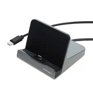 Produktfoto för 4Smarts VoltDock Laddstation Surfplatta USB-C, 60W - Gunmetal