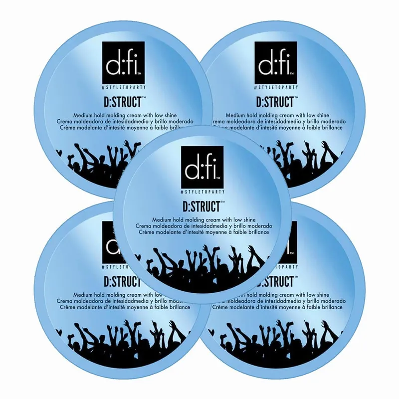 Alternativ bild 0 för 5-pack D:fi D:struct Molding Cream Blå Stor 150g