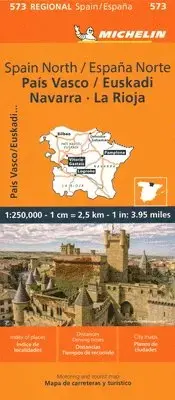 Produktfoto för 573 País Vasco/Euskadi, Navarra, La Rioja Michelin