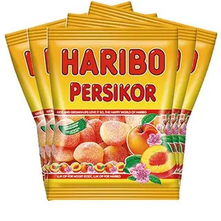 Produktfoto för 5st - Persikor 80g