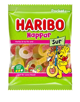 Produktfoto för 5st - Sura Nappar 80g
