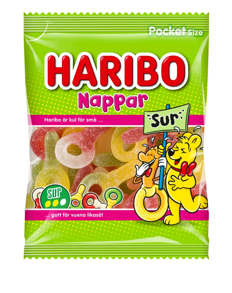 Alternativ bild 0 för 5st - Sura Nappar 80g